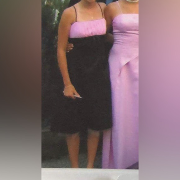 Grade 8 grad dress pink and black - Picture 7 of 8